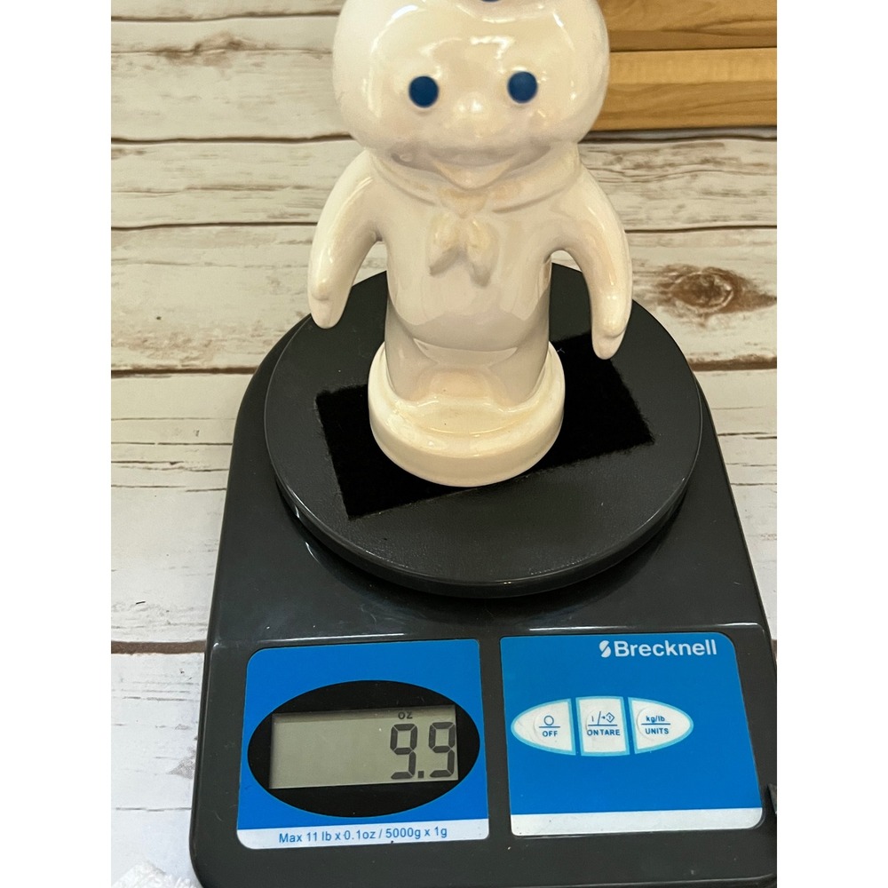 Pillsbury Doughboy Ceramic Coin Bank White Vintage Poppin Fresh Mascot 8in - Picture 6 of 7